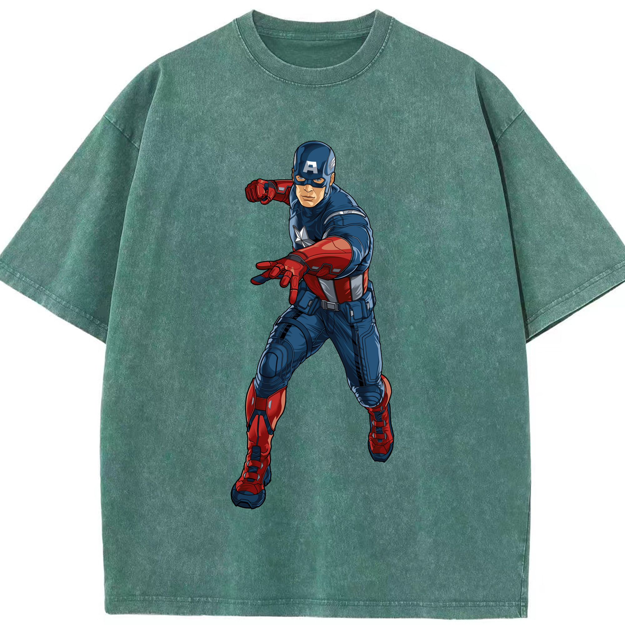（画像用） アベンジャーズ The Avengers 綿100% ヴィンテージ風 半袖Tシャツ（フロントプリント）